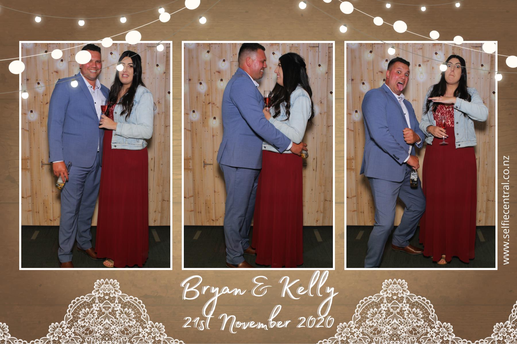 Bryan & Kelly's wedding | View more photos from the event at gallery.photobooth.co.nz/u/SelfieCentral/Bryan-Kellys-wedding